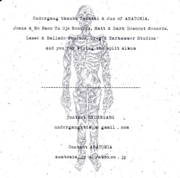 Anatomia /  Undergang (2) : Anatomia / Undergang (EP)