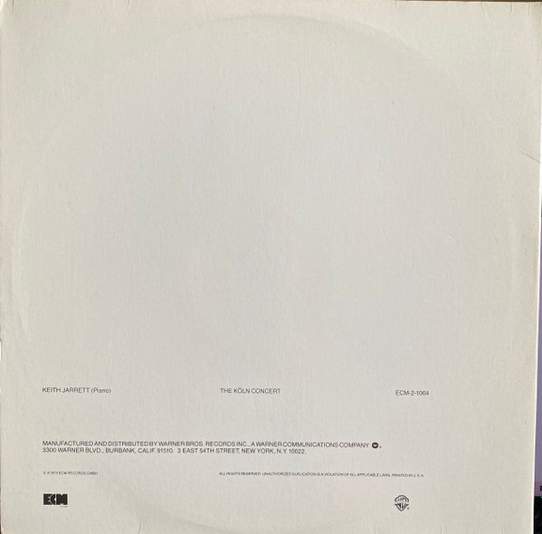 Keith Jarrett : The Köln Concert (LP,Album,Reissue,Stereo)