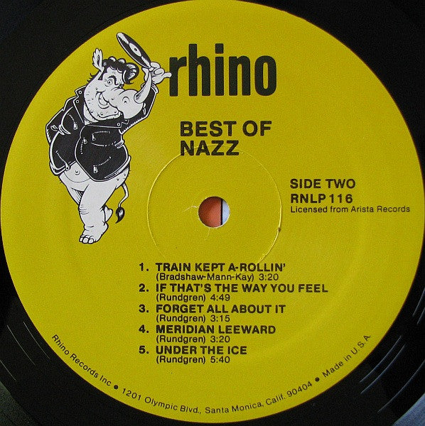Nazz : Best Of Nazz (LP,Compilation)