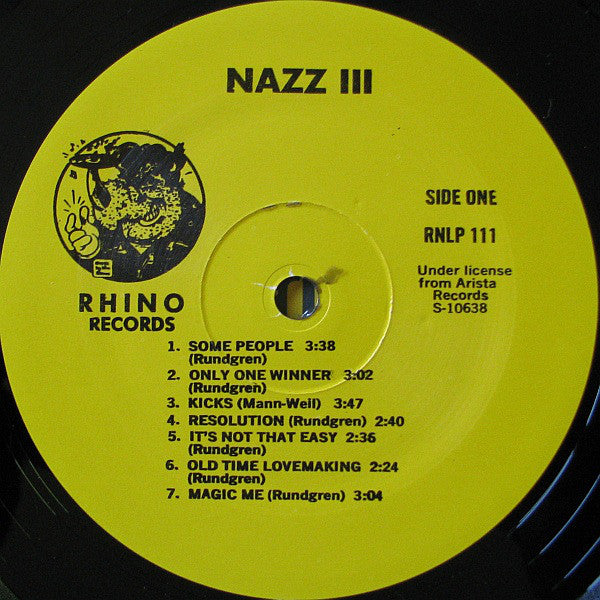 Nazz : Nazz III (LP,Album,Reissue)
