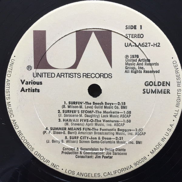 Various : Golden Summer (LP,Compilation,Stereo)