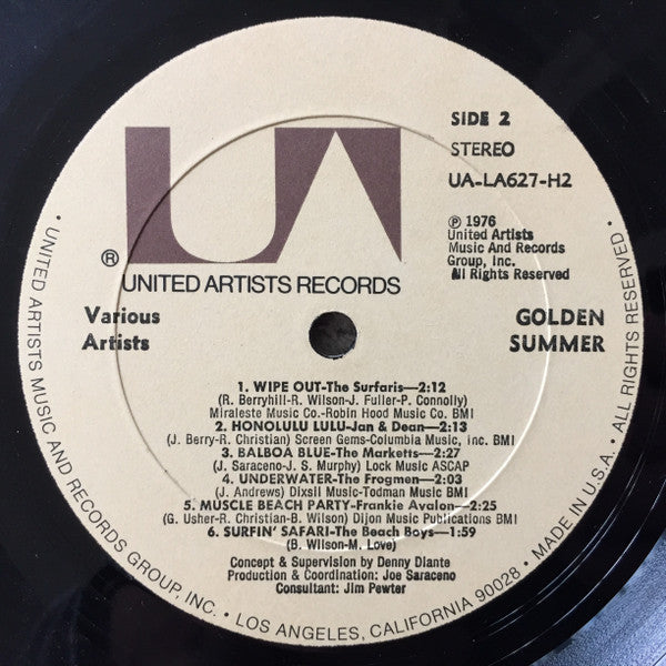 Various : Golden Summer (LP,Compilation,Stereo)