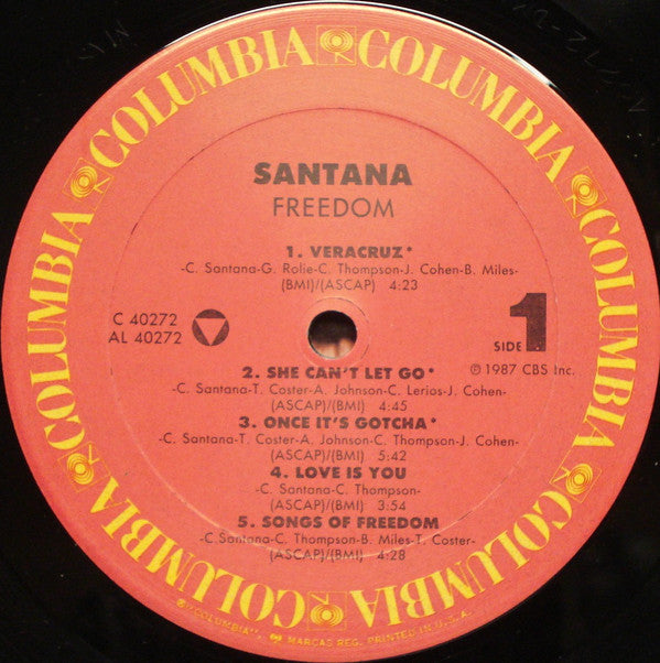 Santana : Freedom (LP,Album)