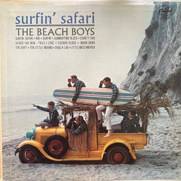 Beach Boys, The : Surfin' Safari (LP,Album,Reissue)