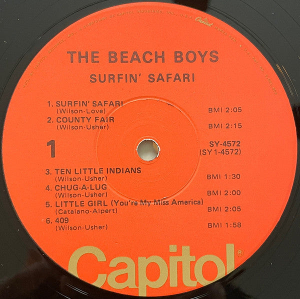 Beach Boys, The : Surfin' Safari (LP,Album,Reissue)