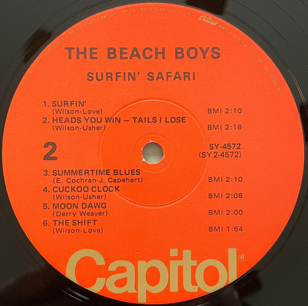 Beach Boys, The : Surfin' Safari (LP,Album,Reissue)