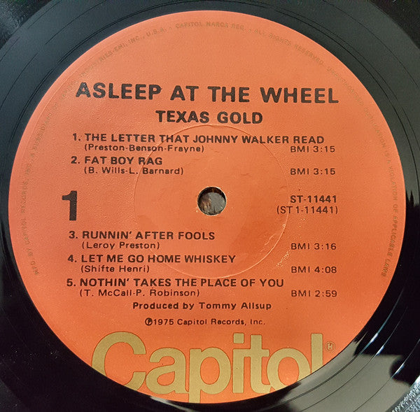 Asleep At The Wheel : Texas Gold (LP,Album)