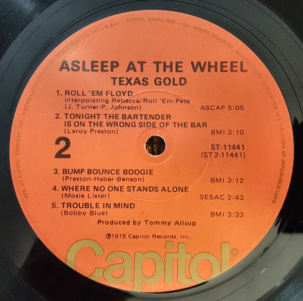 Asleep At The Wheel : Texas Gold (LP,Album)