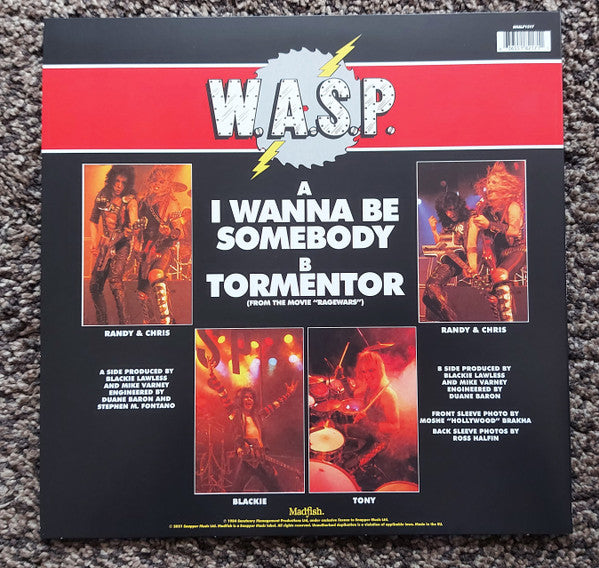W.A.S.P. : I Wanna Be Somebody (12",Limited Edition,Picture Disc)