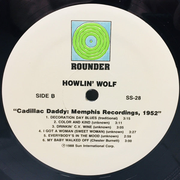 Howlin' Wolf : Cadillac Daddy - Memphis Recordings, 1952 (LP,Compilation)