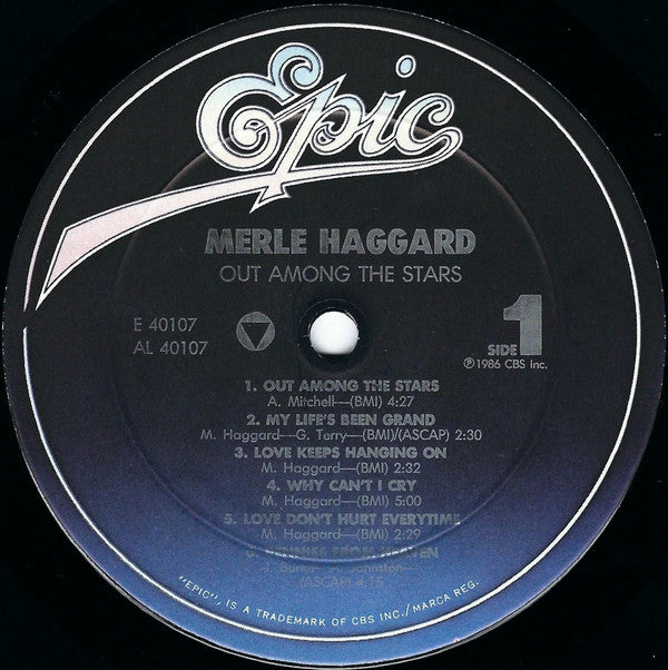 Merle Haggard : Out Among The Stars (LP,Album)