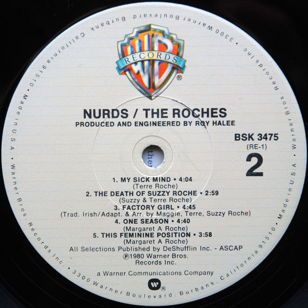 Roches, The : Nurds (LP,Album,Stereo)