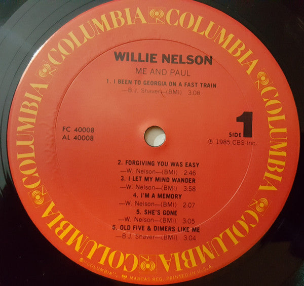 Willie Nelson : Me & Paul (LP,Album)