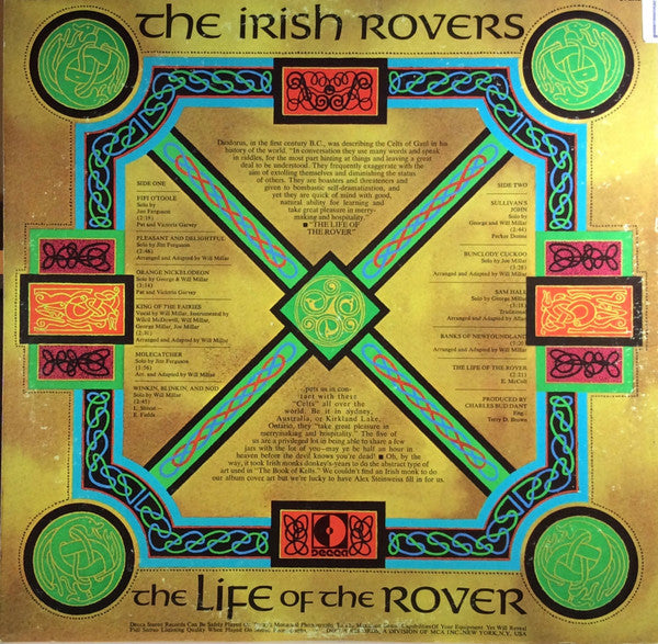 Irish Rovers, The : The Life Of The Rover (LP,Album,Stereo)