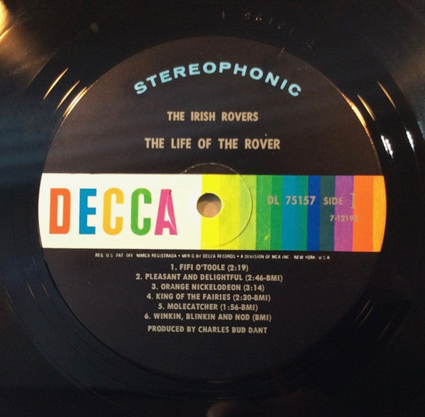 Irish Rovers, The : The Life Of The Rover (LP,Album,Stereo)