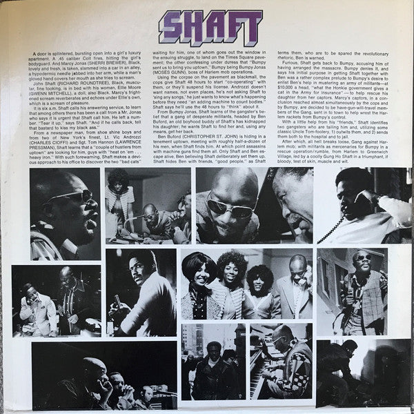 Isaac Hayes : Shaft (LP,Album,Club Edition,Repress)