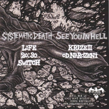 See You In Hell / Systematic Death : Backdrop EU Tour 2010 (7",45 RPM,EP)