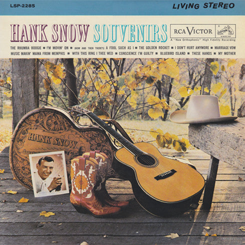 Hank Snow : Hank Snow's Souvenirs (LP,Album,Stereo)