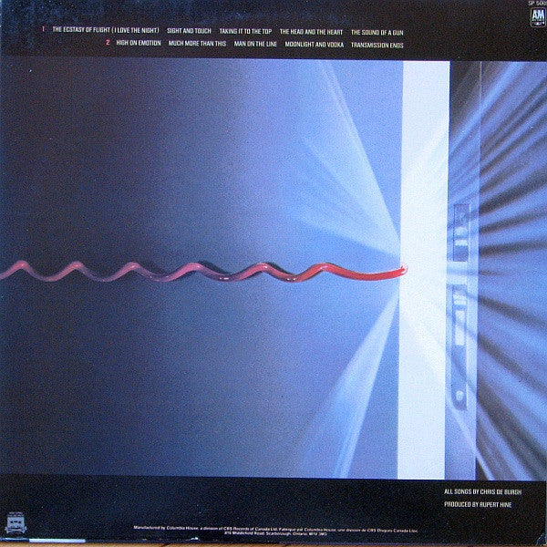 Chris de Burgh : Man On The Line (LP,Album,Club Edition)