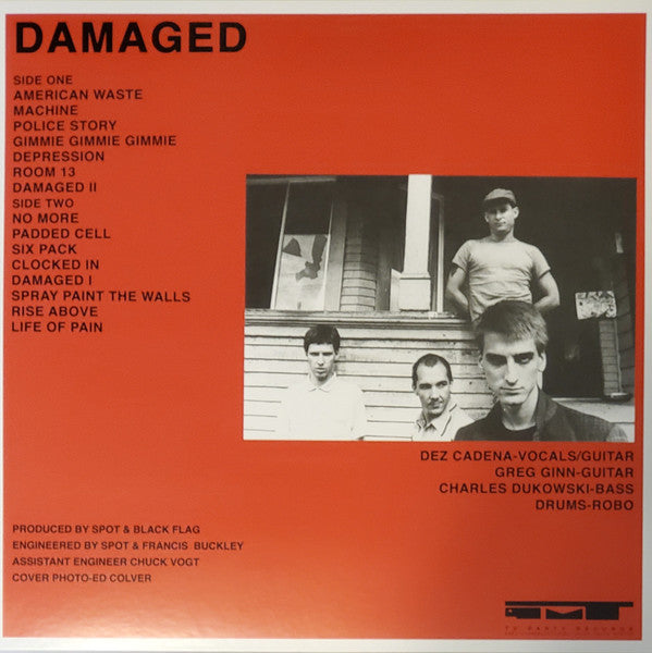 Black Flag : Damaged With Dez (LP,Compilation,Unofficial Release)