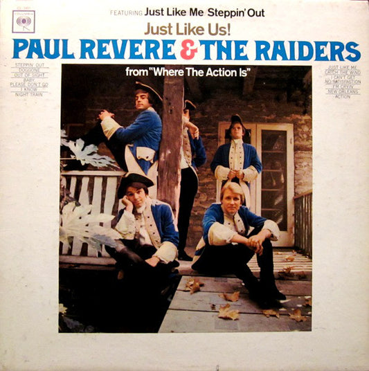 Paul Revere & The Raiders : Just Like Us! (LP,Album,Mono)