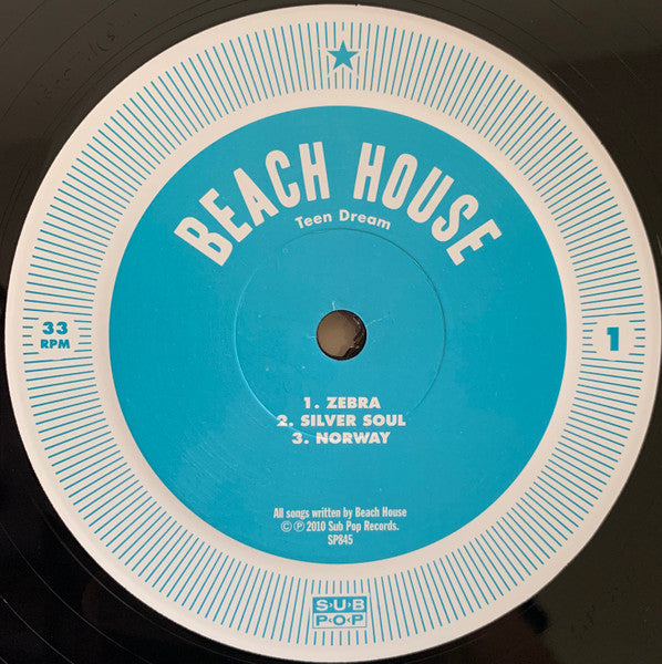 Beach House : Teen Dream (LP,Album,Reissue,Repress,Stereo)