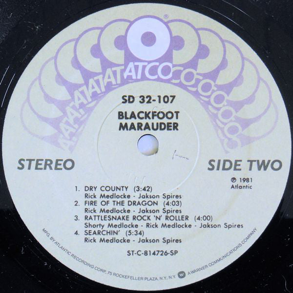 Blackfoot (3) : Marauder (LP,Album)