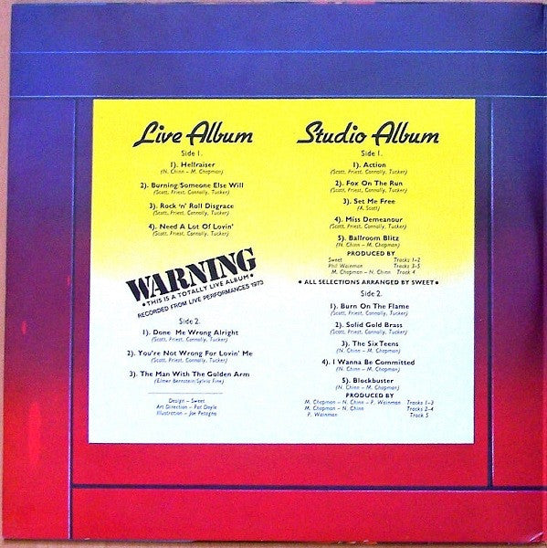Sweet, The : Strung Up (LP,Album)