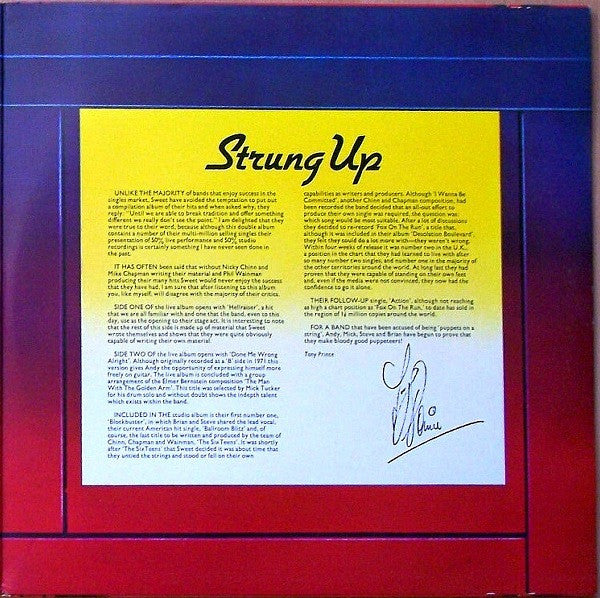 Sweet, The : Strung Up (LP,Album)