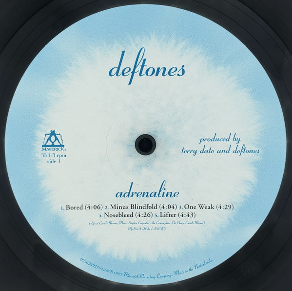 Deftones : Adrenaline (LP,Album,Reissue,Repress)