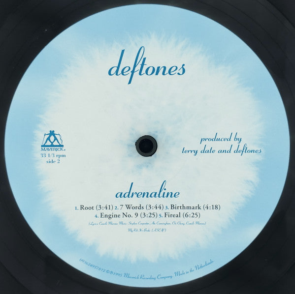 Deftones : Adrenaline (LP,Album,Reissue,Repress)
