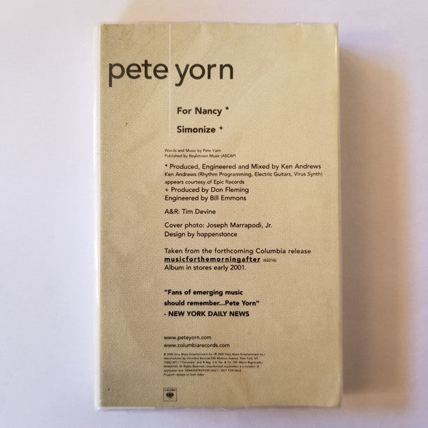 Pete Yorn : For Nancy / Simonize (Single,Promo)