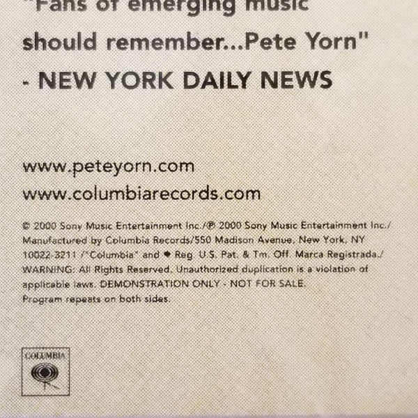 Pete Yorn : For Nancy / Simonize (Single,Promo)