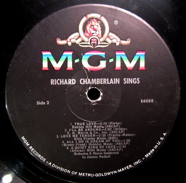 Richard Chamberlain : Richard Chamberlain Sings (LP,Album,Mono)