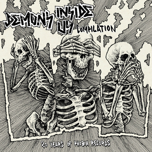Various : Demons Inside Us (20 Years Of Phobia Records) (LP,Compilation)