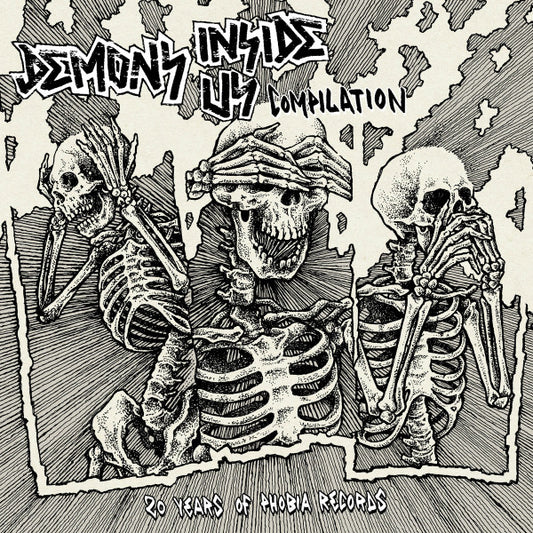 Various : Demons Inside Us (20 Years Of Phobia Records) (LP,Compilation)