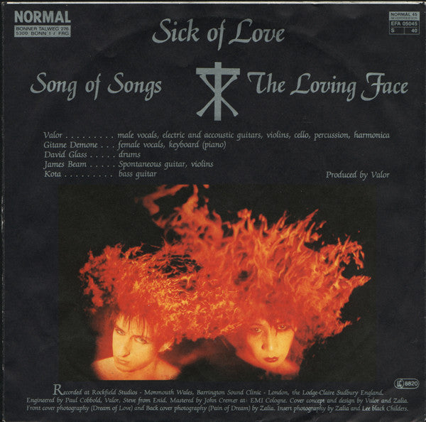 Christian Death : Sick Of Love (7",45 RPM)