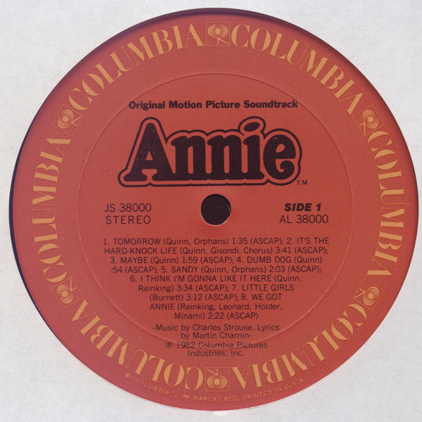 Various : Annie - Original Motion Picture Soundtrack (LP,Album)