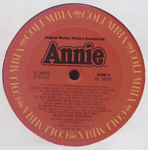 Various : Annie - Original Motion Picture Soundtrack (LP,Album)