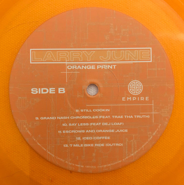 Buy Larry June : Orange Print (LP,Album) Online for a great price