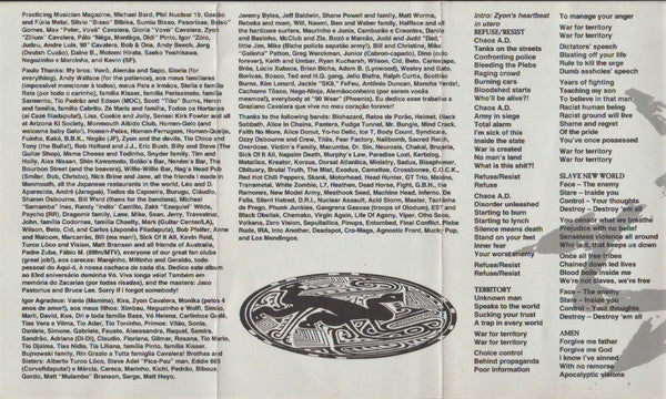 Sepultura : Chaos A.D. (Album,Reissue)