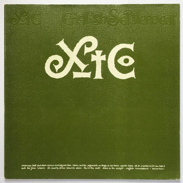 XTC : English Settlement (LP,Album,Stereo)