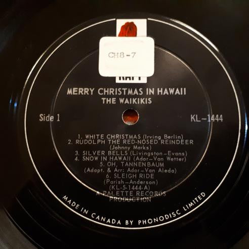 Waikiki's, The : Merry Christmas In Hawaii (LP,Album,Mono)