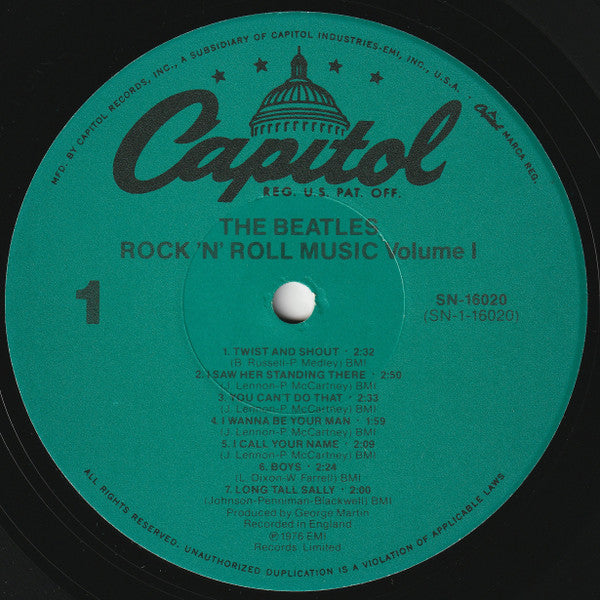 Beatles, The : Rock 'n' Roll Music, Volume 1 (LP,Compilation)
