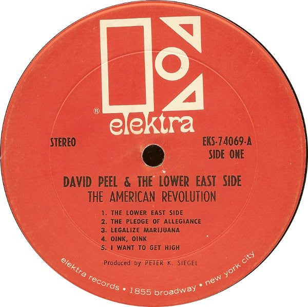 David Peel & The Lower East Side : The American Revolution (LP,Album,Stereo)
