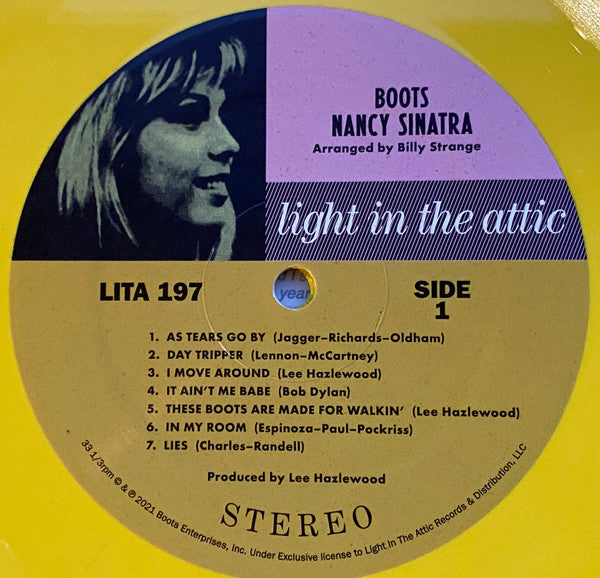 Nancy Sinatra : Boots (LP,Album,Limited Edition,Reissue,Remastered,Stereo)