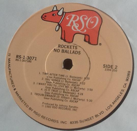 Rockets (5), The : No Ballads (LP,Album)