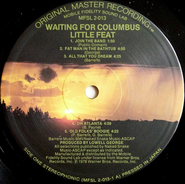 Little Feat : Waiting For Columbus (LP,Album,Remastered,Stereo)