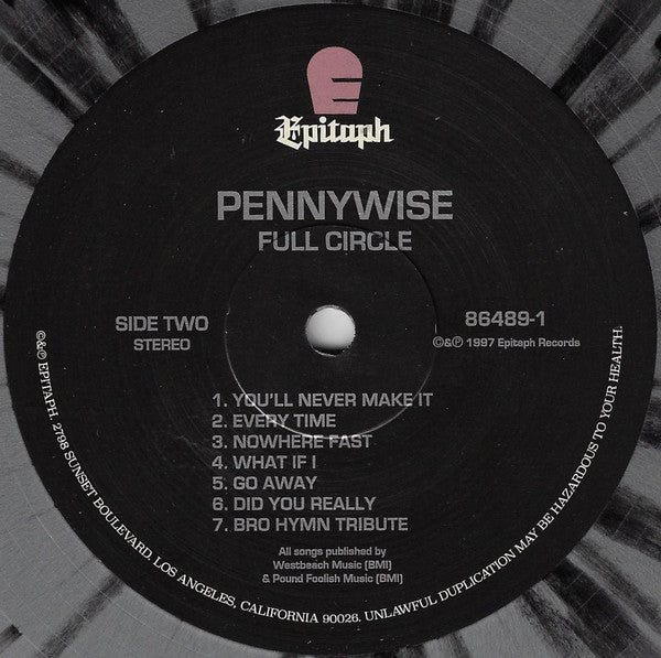 Pennywise : Full Circle (LP,Album,Limited Edition,Reissue,Stereo)