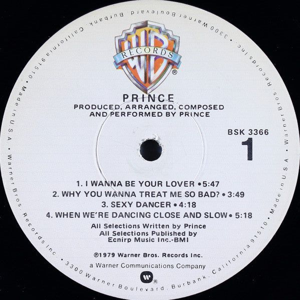 Prince : Prince (LP,Album,Repress)